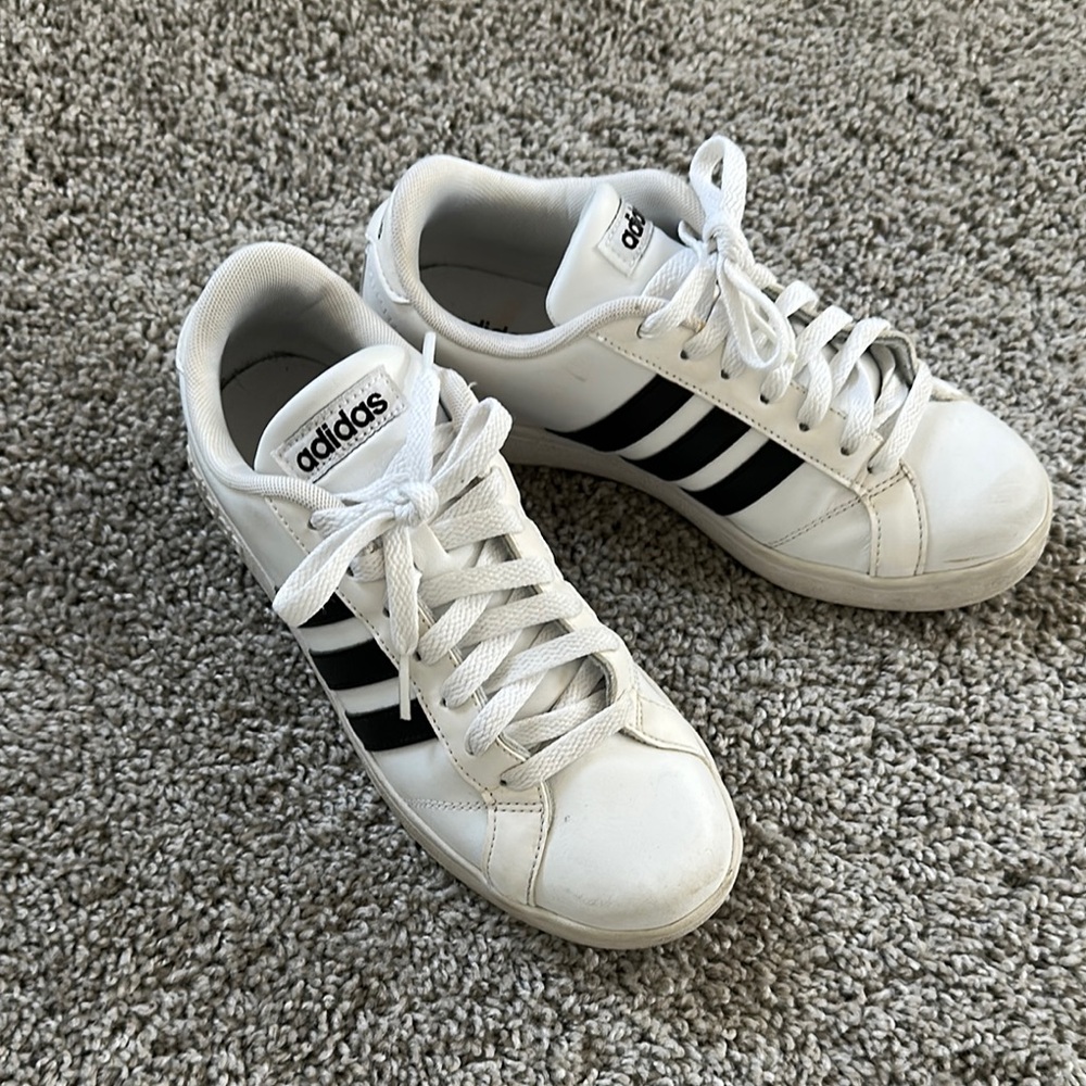 Adidas White and Black Sneakers